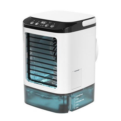Ventilador Enfriador de Aire Portátil USB con Doble Pulverización